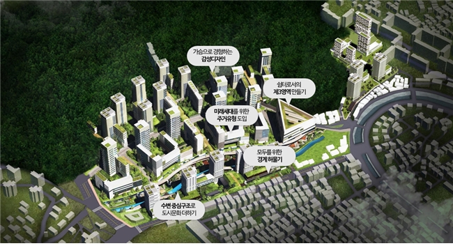 신림1구역 신속통합기획(안) 계획컨셉 / 자료제공=서울시