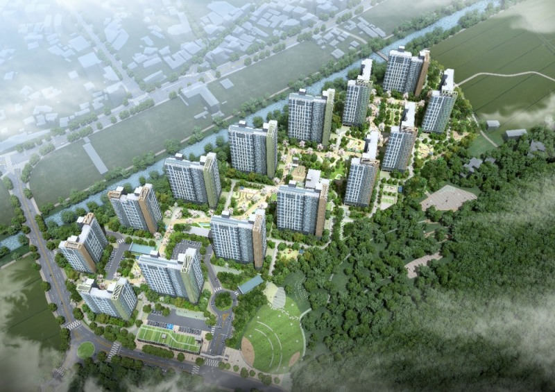 화성장안택지지구 공동주택 신축공사 조감도 / 사진제공=반도건설