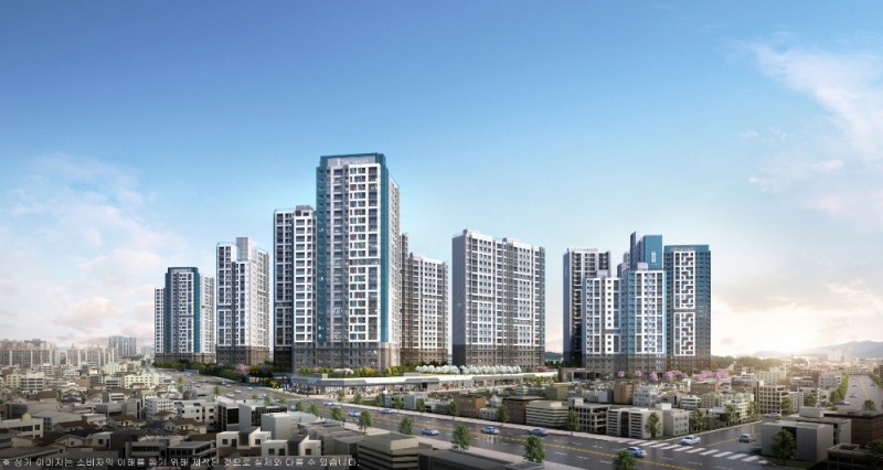 ‘더샵 청주센트럴’ 투시도. / 사진제공=포스코건설