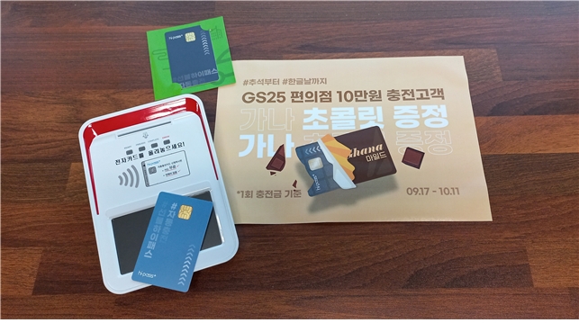 SM하이플러스는 내달 11일까지 GS25에서 선불하이패스카드를 충전하는 고객을 대상으로 이벤트를 진행한다. / 사진제공=SM그룹