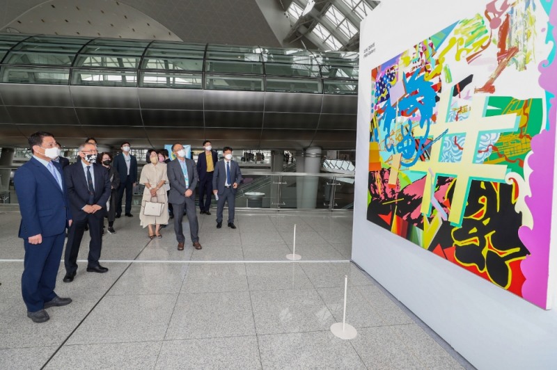 '한국국제아트페어 특별전시' 전경. /사진제공=인천국제공항공사