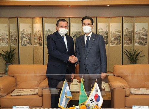 이성희 농협중앙회장, 주한 아르헨티나 대사 접견