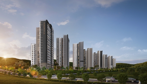 ‘용인 경남아너스빌 디센트’ 투시도. / 사진제공=SM경남기업