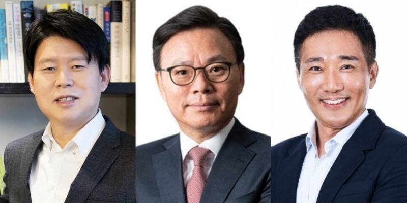 (왼쪽부터) 손영식 (주)신세계 대표이사, 이길한 (주)신세계인터내셔날 총괄대표이사, 최문석 (주)신세계까사 대표이사. / 사진제공 = 신세계그룹