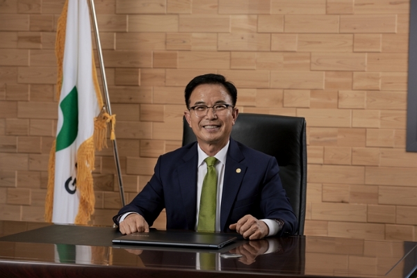 ▲이인영 지아이텍 대표가 5일 온라인 기업설명회에서 핵심 경쟁력과 중장기 성장전략을 밝혔다./ 사진=지아이텍