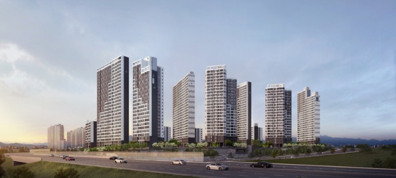 ‘평택 지제역 동문 디 이스트’ 투시도. / 사진제공=동문건설