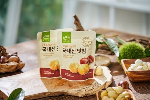 CJ온스타일, 오하루 자연가득 국내산 맛밤/사진제공=CJ온스타일