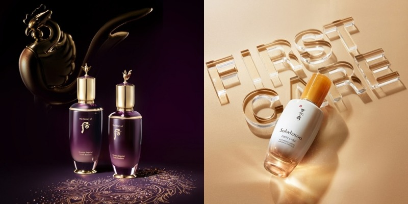 (왼쪽부터) LG생활건강 '후', 아모레퍼시픽 '설화수'/사진제공=각 사 홈페이지