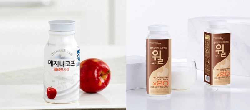 (왼쪽부터) hy 메치니코프, 윌 제품/사진제공=프레딧 앱 갈무리