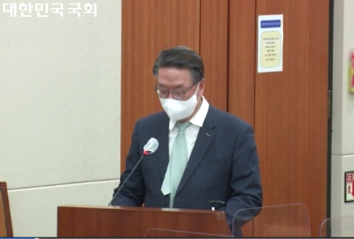 이명호 한국예탁결제원 사장 / 사진출처= 대한민국 국회 영상회의록시스템 갈무리(2021.10.18)