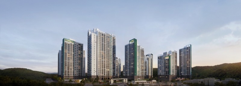 구미 푸르지오 엘리포레시티 투시도