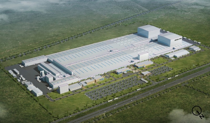 삼성엔지니어링이 수주한 넥센타이어 유럽 공장 조감도. / 사진제공=삼성엔지니어링