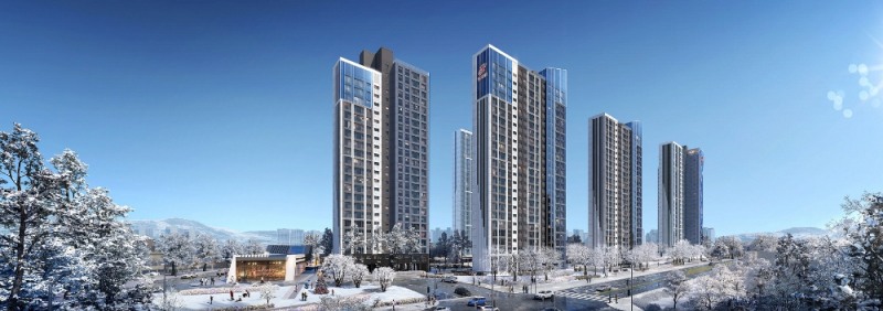 아산 용화주공1단지 재건축 조감도 / 사진제공=현대건설