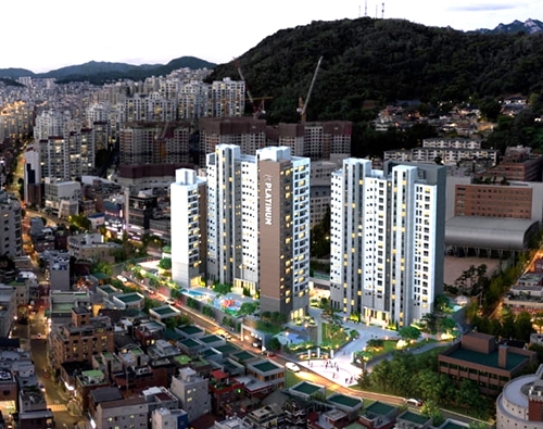 ▲ 서울 서대문구 홍은동355번지 가로주택정비사업 조감도. 사진제공 = 쌍용건설