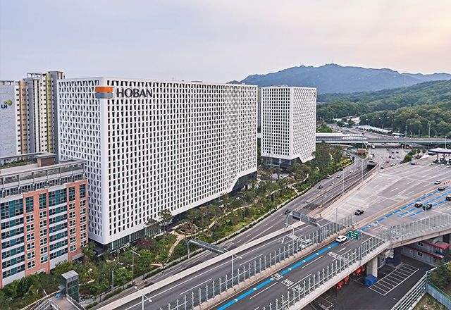 호반의 신사옥인 호반 파크 전경. / 사진제공=호반그룹