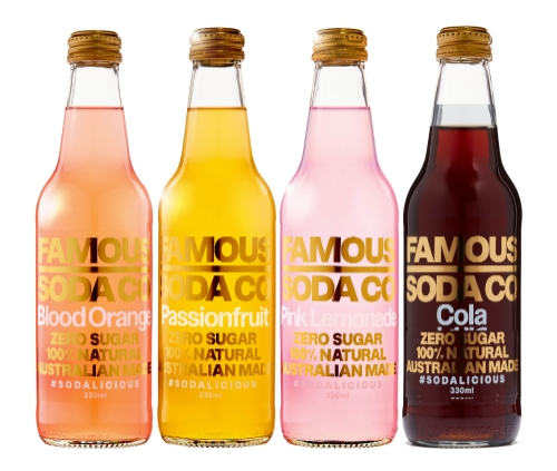 GS25, 비건 건강 탄산음료 '페이머스소다'/사진제공=GS리테일