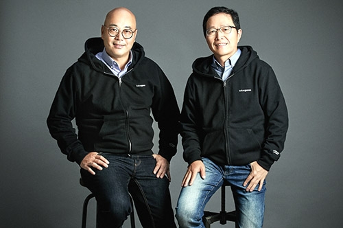 ▲사진 ; 남궁훈-각자대표(왼쪽), 조계현-각자대표(오른쪽)