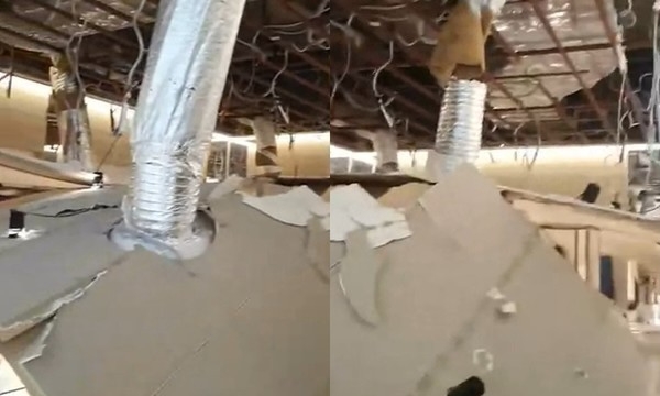 더현대 서울 사고 모습./ 사진제공 = 인터넷 커뮤니티