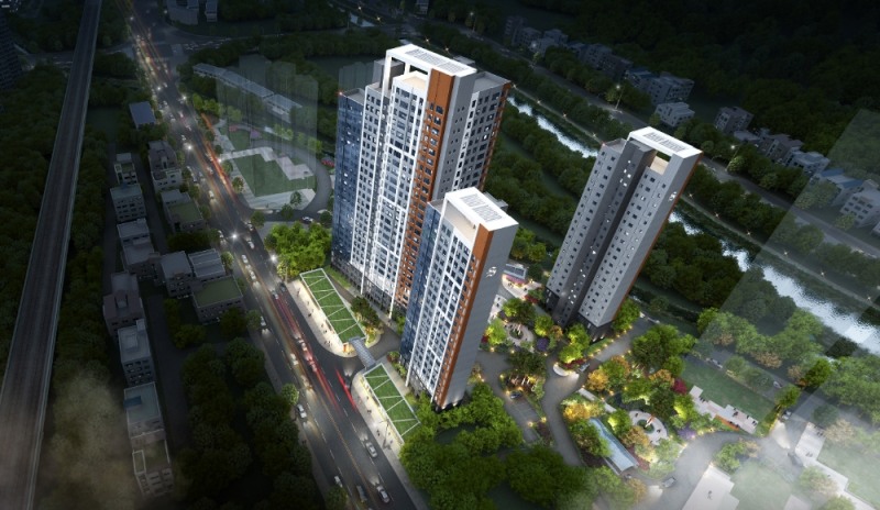 의정부 가능동 가로주택정비사업 조감도. /사진제공=중흥건설