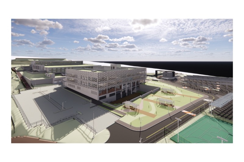 BIM을 활용한 대구 국가정보자원관리원 렌더링 작업 조감도. / 사진제공=현대건설