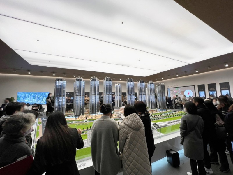 힐스테이트 더 운정 견본주택 내부. / 사진제공=현대건설