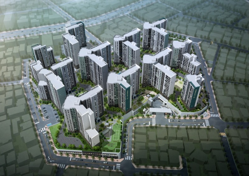 동대구 푸르지오 브리센트 조감도. / 사진제공=대우건설