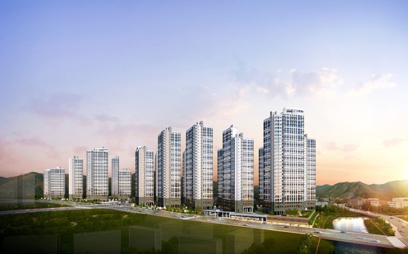 신경주 반도유보라 아이비파크 단지투시도 / 사진제공=반도건설