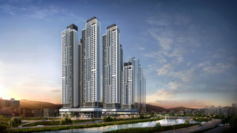 대전 하늘채 스카이앤 2차 단지투시도 / 사진제공=코오롱글로벌