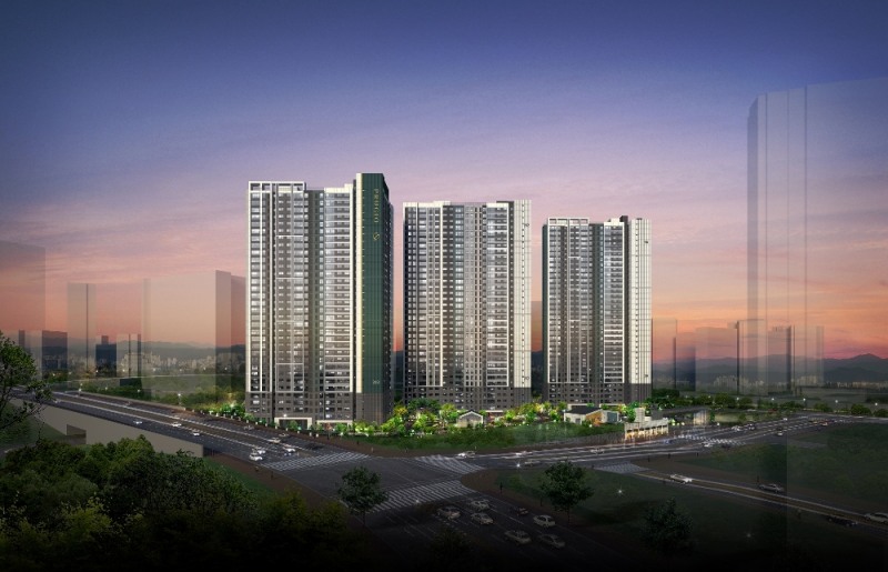 펜타힐즈 푸르지오 2차 석경투시도 / 사진제공=대우건설