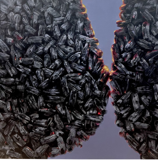 잉걸_ second wind(사랑), 91x91, oil on canvas, 2021