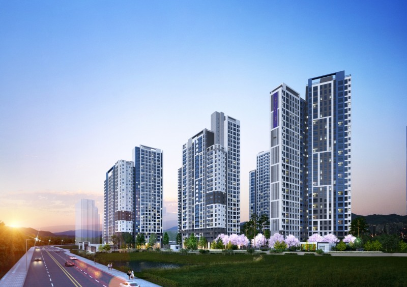 '효성해링턴 플레이스 안성 공도' 야경투시도