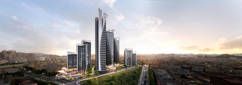 서울 관악구 신림동 ‘미성아파트 재건축정비사업’ 투시도. / 사진제공=HDC현대산업개발