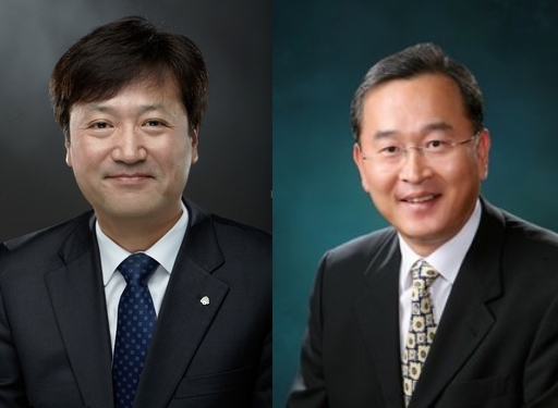 ▲신요환 전 신영증권 대표, 윤인섭 전 한국기업평가 대표