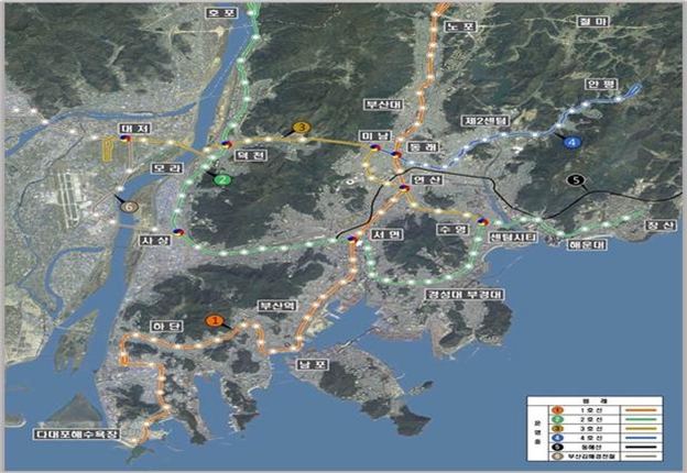 부산 지하철 1,2호선 급행화 예상도 / 사진제공=국토교통부