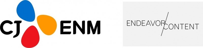 (왼쪽부터) CJ ENM, 엔데버 콘텐츠 CI/사진제공=CJ ENM