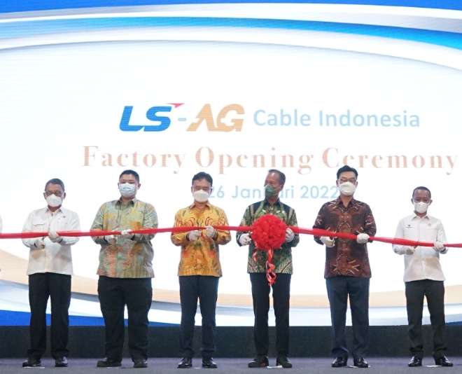 LS전선(대표이사 명노현)은 인도네시아 전력 케이블 공장(LSAGI)을 준공했다. 사진=LS전선.