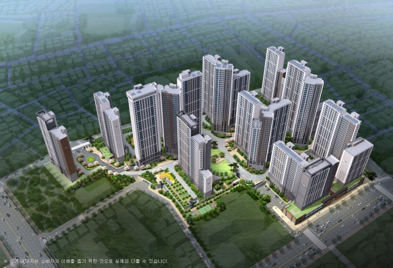 ‘호반써밋 그랜드 센트럴’ 조감도. / 사진제공=호반건설