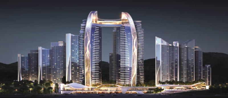 롯데건설이 관양 현대아파트에 제안한 '시그니처 캐슬' 조감도 / 사진제공=롯데건설