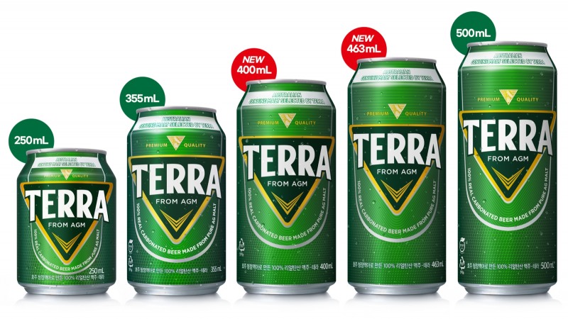 하이트진로 테라 제품 라인업./ 사진제공 = 하이트진로