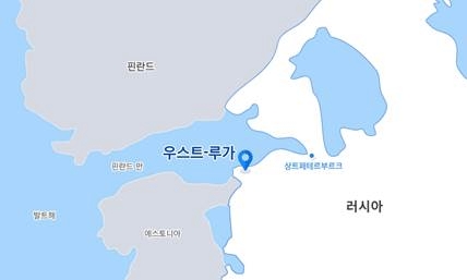 러시아 우스트-루가 현장 위치도. / 사진제공=삼성엔지니어링