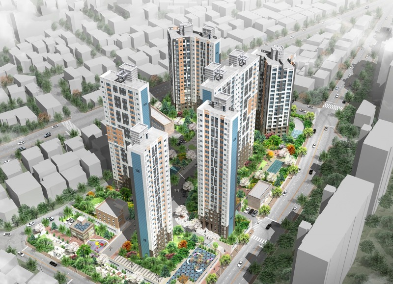 ‘퇴계원2구역 재개발정비사업’ 조감도. / 사진제공=대한토지신탁