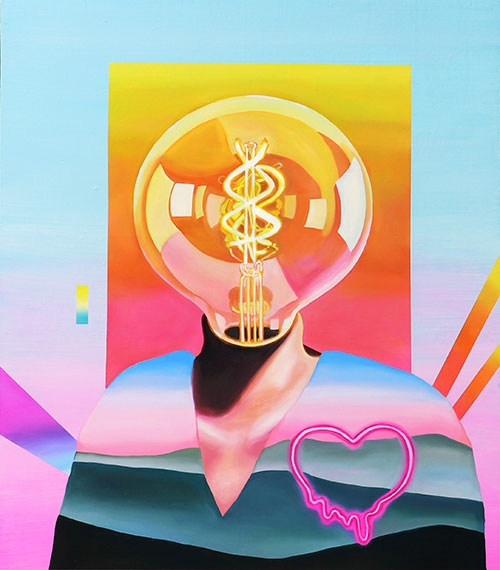 ▲넌지, <A Personal Portrait-No.1>, 53 x 45.5cm, Oil On Panel, 2020