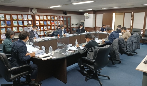 ▲ 지난달 말 열린 2022년 1분기 해외건설 분야별 기업 간담회 현장. 사진 = 해외건설협회