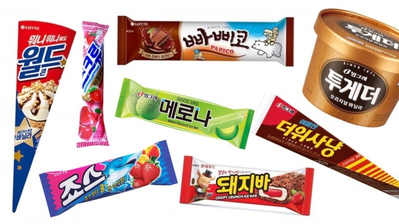 빙그레, 롯데제과, 롯데푸드 아이스크림 제품 모습./ 사진제공= 각 사 홈페이지