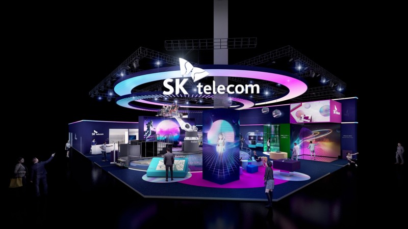 SKT MWC22 전시관 조감도. 사진=SK텔레콤