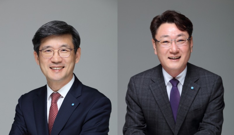 이창재(왼쪽), 김영진 우리자산신탁 대표이사. / 사진제공=우리금융그룹