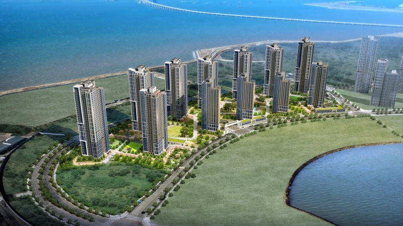 힐스테이트 레이크 송도 4차 조감도