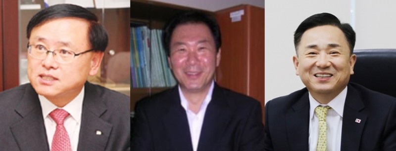 (왼쪽부터) 강영구 전 메리츠화재 윤리경영실장, 감종훈 전 화재보험협회 부이사장, 권중원 전 흥국화재 대표./사진=한국금융신문 DB, 화재보험협회