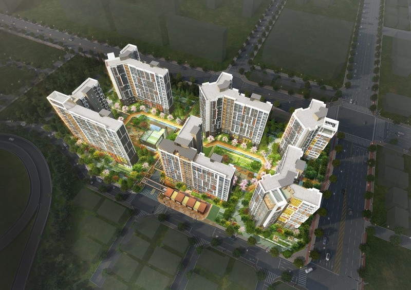 원주 관설동 공동주택 개발사업 조감도 / 사진제공=반도건설