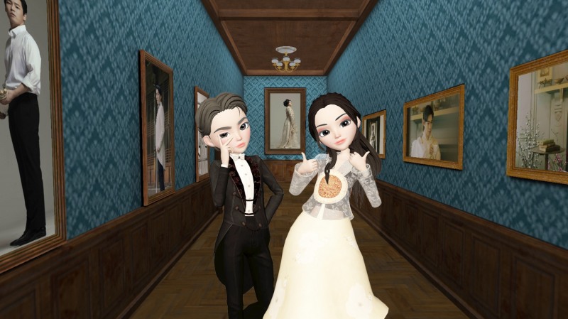 이프랜드에 구현된 뮤지컬 '잃어버린 얼굴 1895'. 사진=SK텔레콤